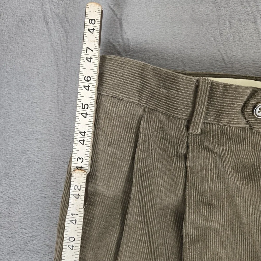 Jos. A. Bank Pants Mens 34 Unhemmed Corduroy‎ Windsor Executive Pleated NWT